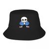 Custom Sans Undertale Game Bucket Hat for WomenUnisex Printed Summer Travel Beach Outdoor Fishing Cap
