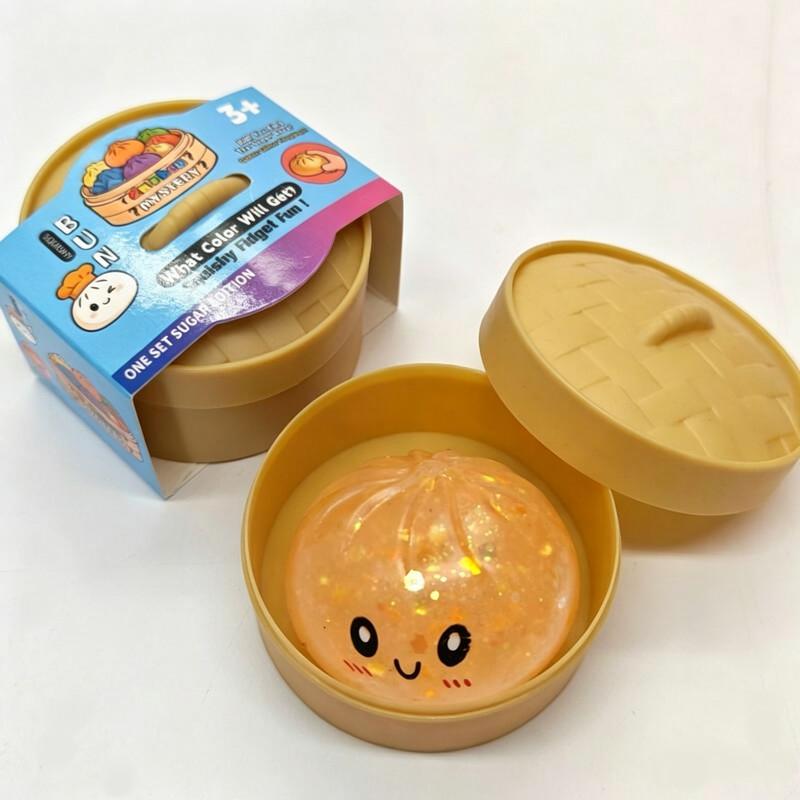 Heißer Glitzer Knödel Quetschspielzeug Squishy Malzose Serie mit Box Fidget Spielzeug Knödel Sensorisch zur Stressbewältigung Langsamer Rückprall Kreatives Geschenk
