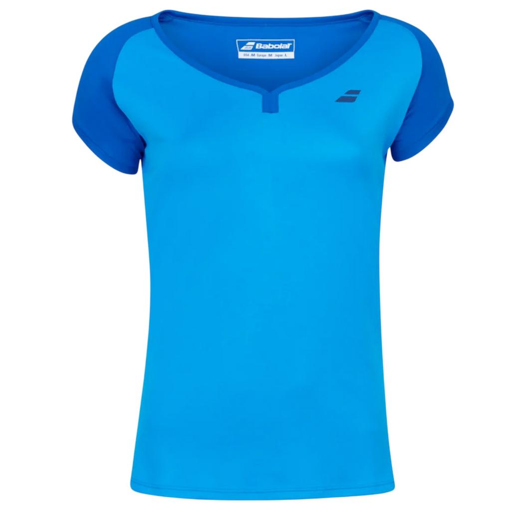 Babolat Girls Play Boat Neck Capped Sleeved T-Shirt