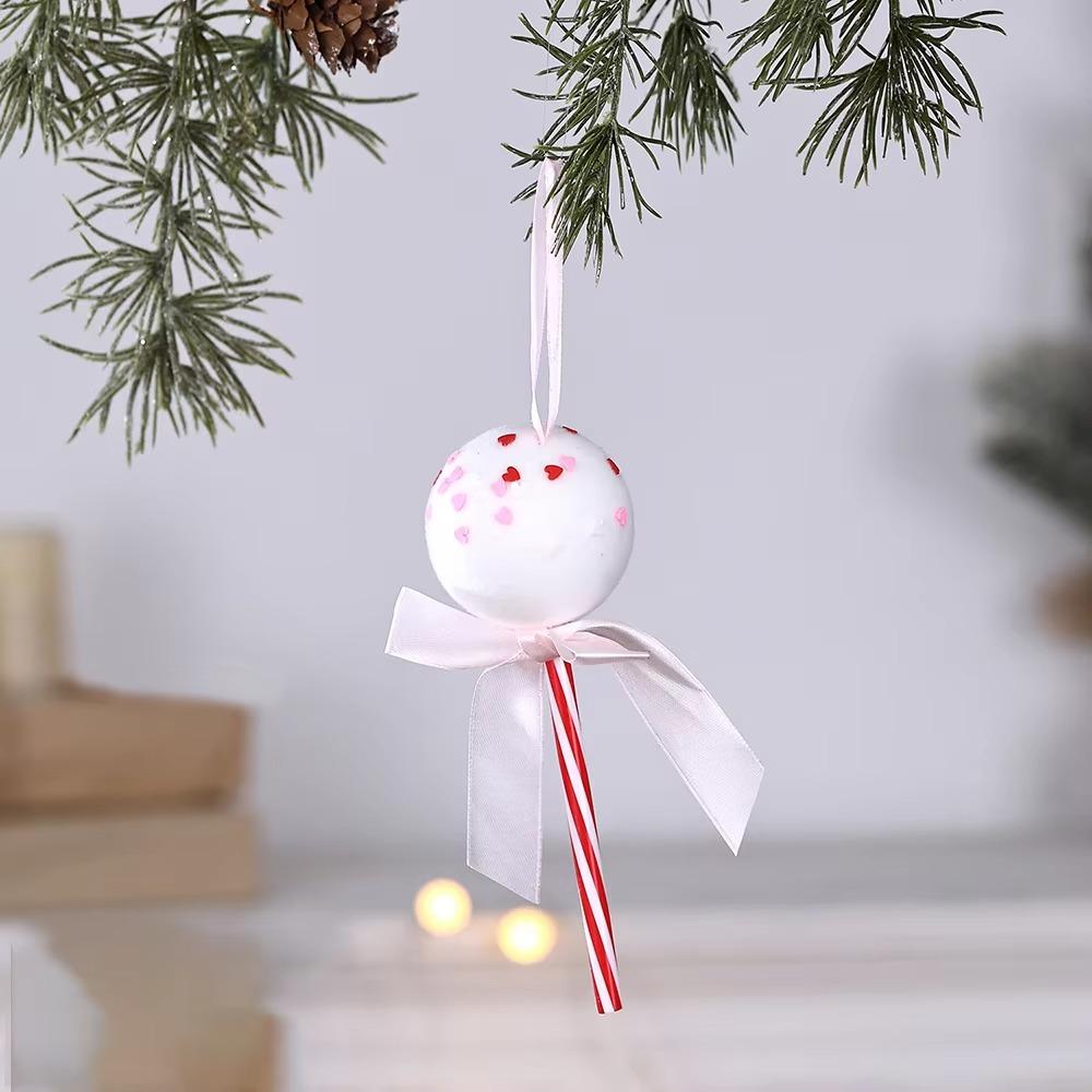 Macaron Ice Cream Cake Donut Pendant Christmas Tree Hanging Decoration Kids 2026 New Year Gifts Home Party Supplies