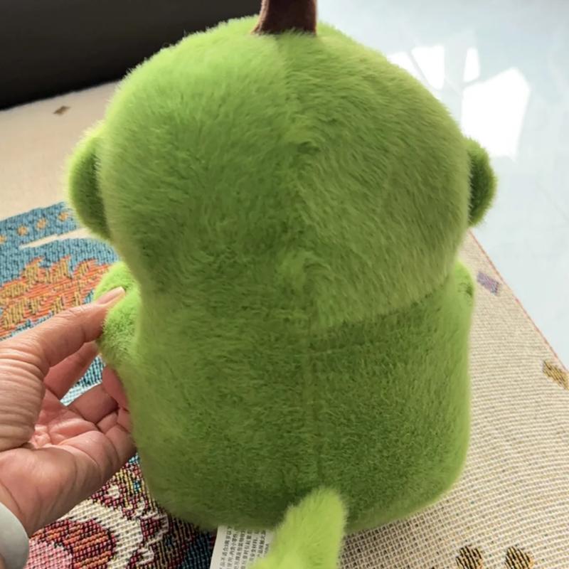 Süßes Grünes Affen-Stofftier mit Kiwi-Frucht, Weiche Stoffaffe-Puppe, Kawaii Squishy für Kinder, Geburtstagsgeschenk, Heimdekoration, Spielzeug