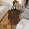 Retro Bucket Bag, Women's High-end Underarm Bag, Tote Bag, Versatile, Large-capacity Single-shoulder Commuting Bag
