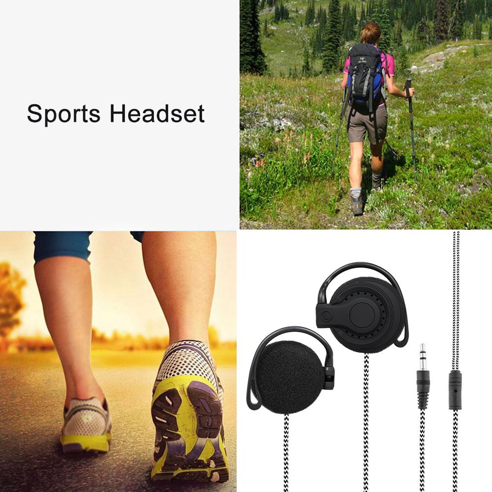3,5 mm Kabelgebundenes Gaming-Headset On-Ear Sportkopfhörer Ohrbügel Musik-Ohrhörer für Smartphones Tablet Laptop Desktop-PC