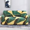 Milk Silk Printed Non Slip Sofa Cover Adjustable Furniture Protector For Living Room Bedroom Home Decor