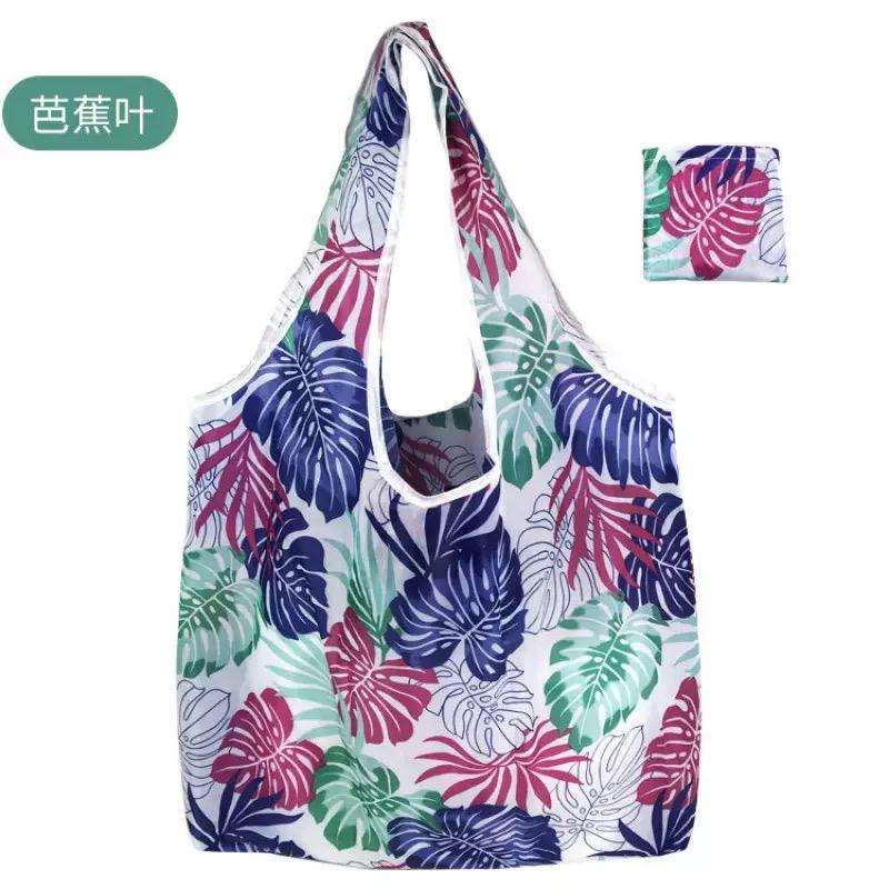 Reusable Shopping Bags Foldable Grocery Totes withZipper Carry Pouch