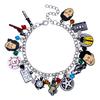 Evil Spirits Bracelet Alloy Pendant Unisex Cartoon Style Gift For Fans