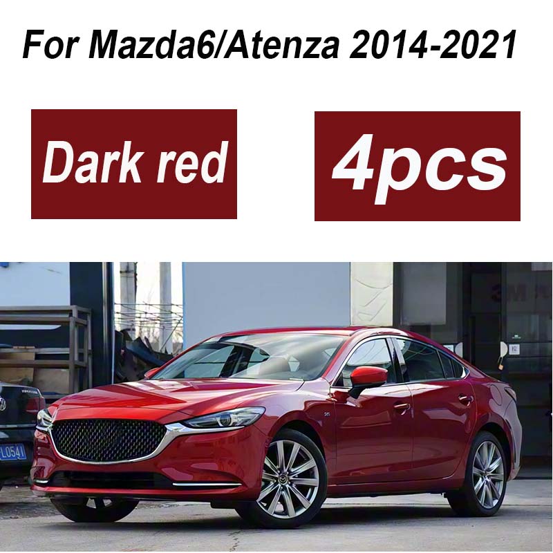 4PCS Painted For Mazda6 2017 Accessories 2014- Front Mud Flaps Rear Muds Guards Flaps Fenders Flares Wheels Car Accessories