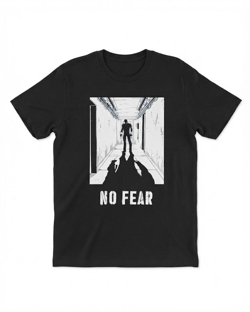 No Fear inspirational motivation courage shirt