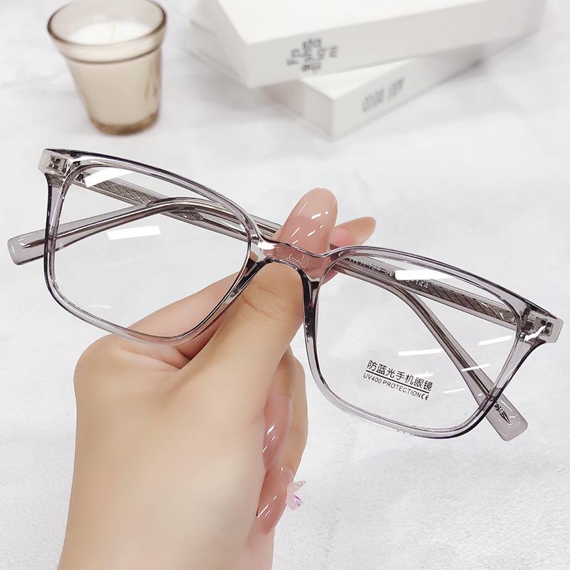 Korean Style Anti-Blue Light Spectacle Frames - Unisex, High-End & Versatile for Bare Face