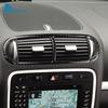 Real Soft Carbon Fiber Sticker For Porsche Cayenne 2003 2004 2005 2006 2007 2008 2009 2010 Center Air Vent Interior Accessories