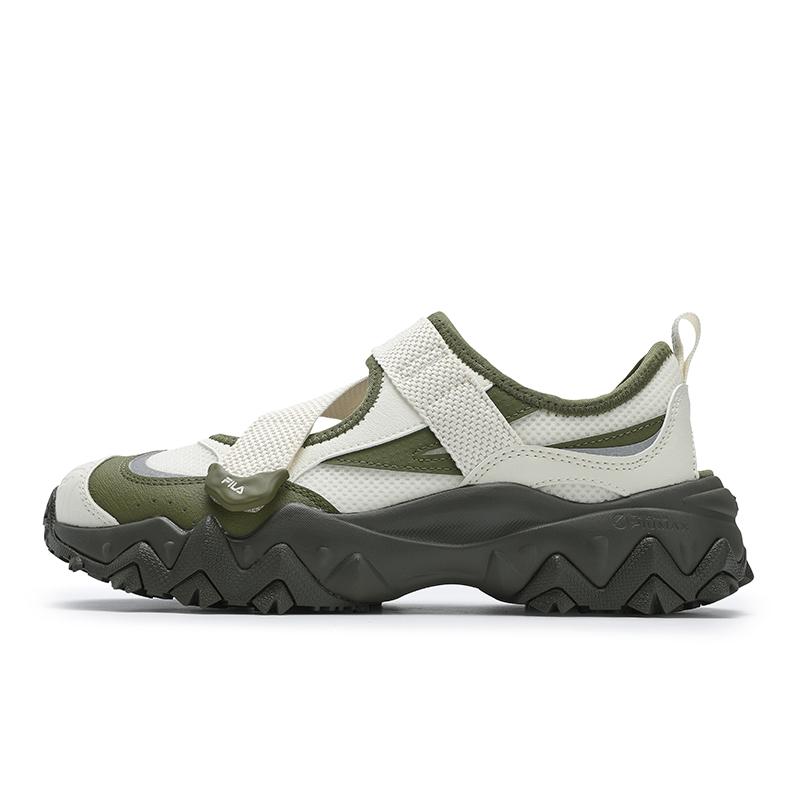 FILA Oakmont Sandal Fashion Trend Comfortable Breathable Water Shoes Women sandals Olive-Green F12W521403FAO