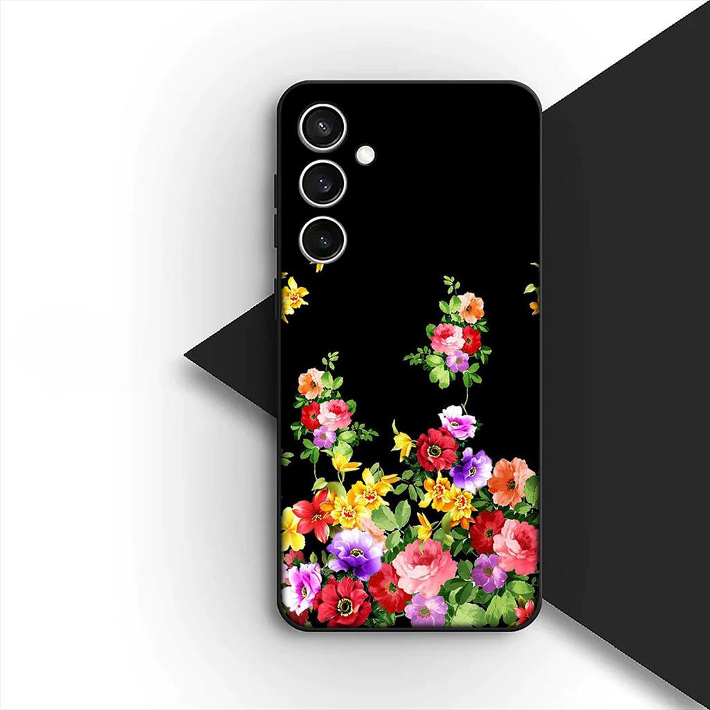 Texture Rose Flower Marble Grain Cover for Motorola Moto G35 G22 G23 G32 G53 G60 G72 G64 G20 G71 G52 G41 G42 E13 E20 E32 Case