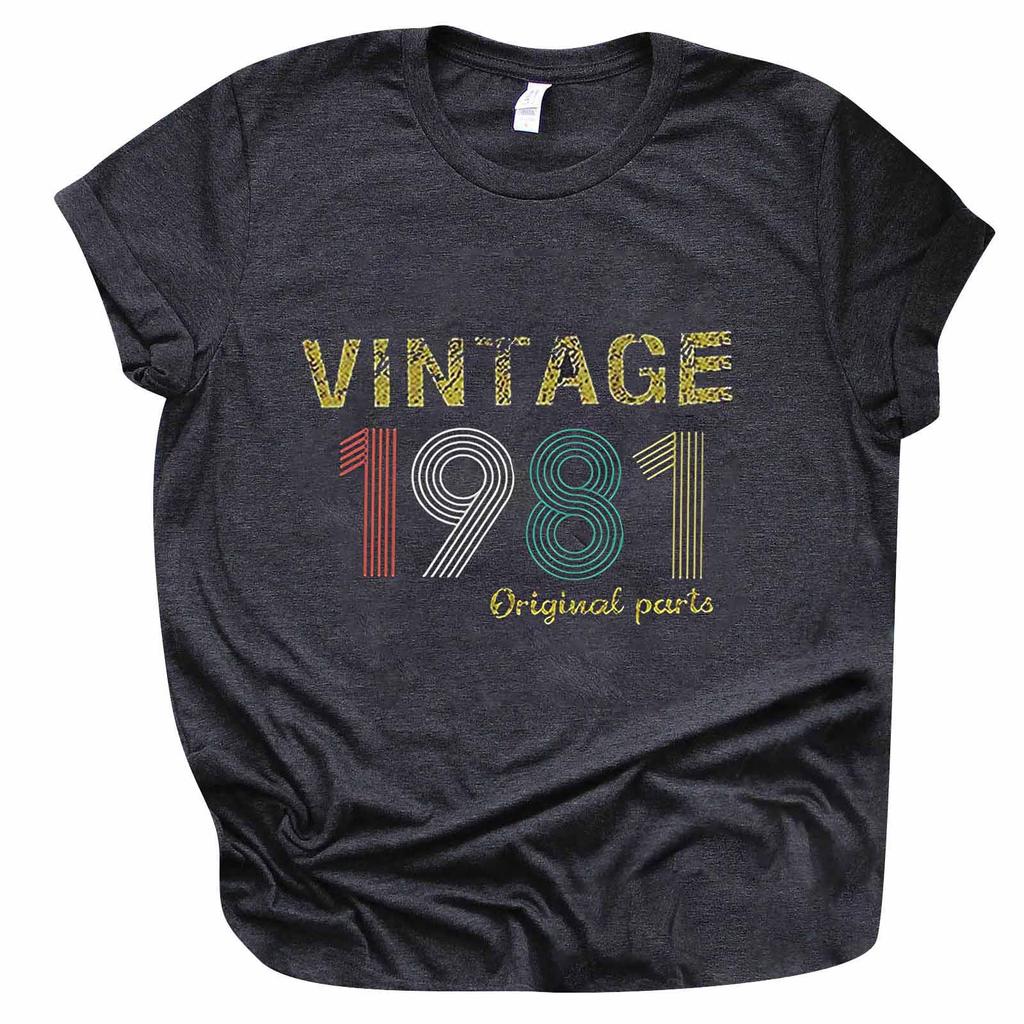 50-års jubileumsgave T-skjorte for kvinner Vintage 1971 Parts Tee Søt Tee