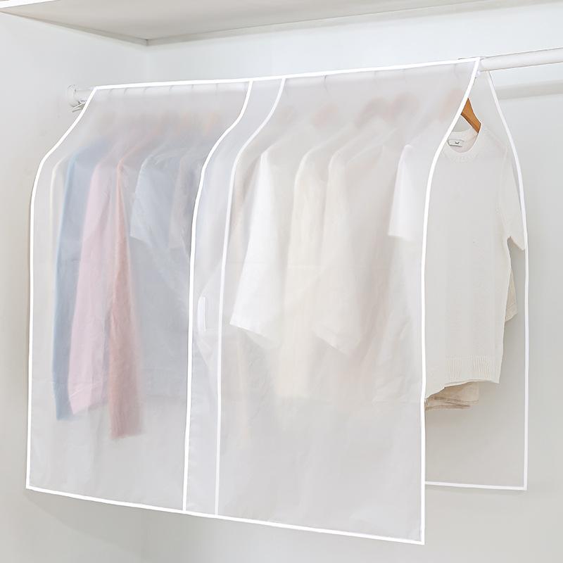 Waterproof Hanging Clothes Dust Cover Wardrobe Storage Bag For Suits Dresses Jackets Dustproof Garment Protector For Home Travel