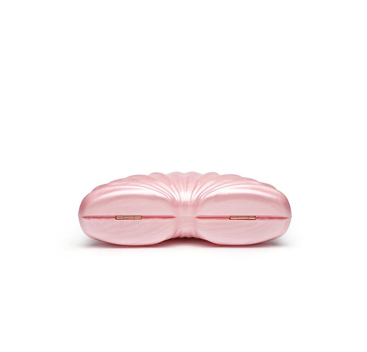 Women's Stylish One-Shoulder Crossbody Bag: Irregular Shell Acrylic Clutch for Weddings & Banquets