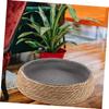 Cat Sleeping Bed Rattan Circle Dog Bed Round Cushion Cat Supply Rattan Woven Cooling Pet Nest Grass Willow Beds for Cat Dogs