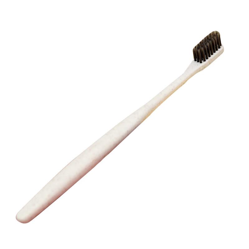 Disposable Hotel Toothbrush with Bamboo Charcoal Bristles