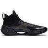 New LINING Basketball Shoes Men Mid Top Black ABAS027-11
