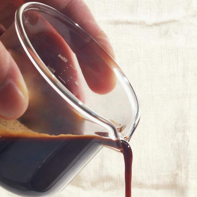 100ML Graduated coffee measuring cup clear glass extraction cup mini coffee cup milk cup coffee mugs wine glass coffee cup
