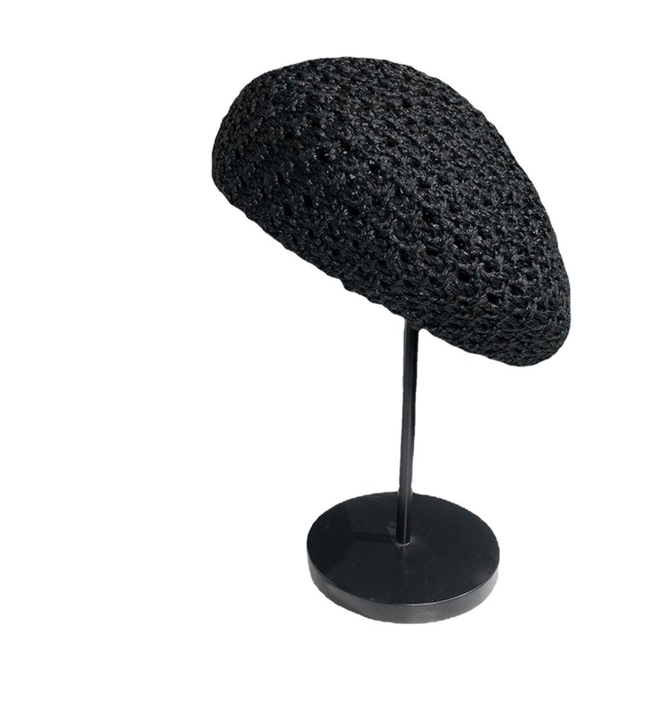 Japanese Simple Versatile Beret Children Summer Thin Hollow Straw Bud Hat Internet Celebrity British Painter Hat