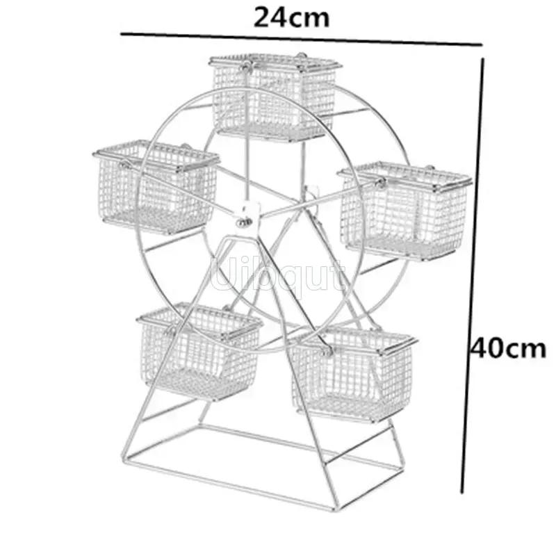 

Картофель фри, куриные крылышки, колесо обозрения, стойка для еды, стойка для закусок, винтажная вращающаяся подставка для пирожных и кексов, фруктовая десертная тарелка