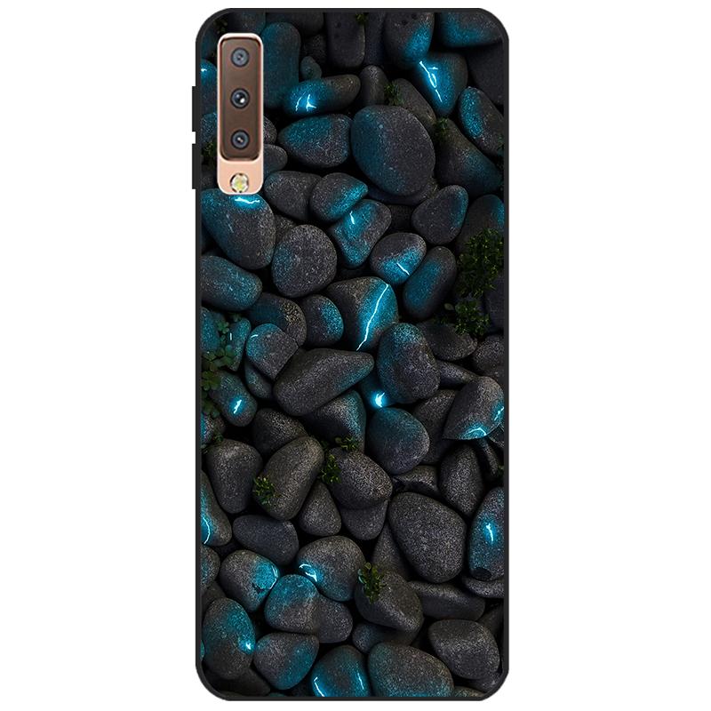 Cases For Samsung Galaxy A7 2018 Cover Silicon Color Phone Case Cover For Samsung A7 2018 A750 A750F 6.0 Inch Protective Shell
