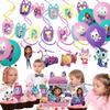 Gabbys Dollhouse Kids Birthday Party Supplies Decor Balloons Flag Cake Topper