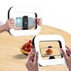 Oplaadbare Handheld Selfie Ringlamp Telefoonstabilisator Met Houder Voor Video-opname Live Streaming