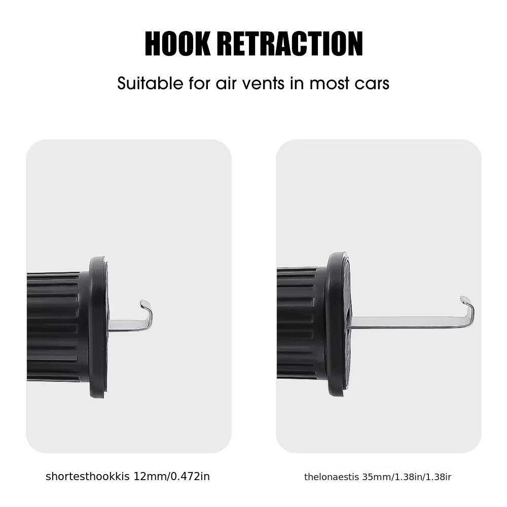 Auto-Luftauslass-Clip-Halterung mit 17-mm-Kugelkopfeinheit - Verstellbarer GPS-/Telefonhalter, Armaturenbretthalterung für Smartphones, Tablets, Freihand-Navigation