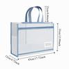 Large Capacity Mesh Art Bag Transparent File Storage Bag Reusable Test Paper Bag  Student