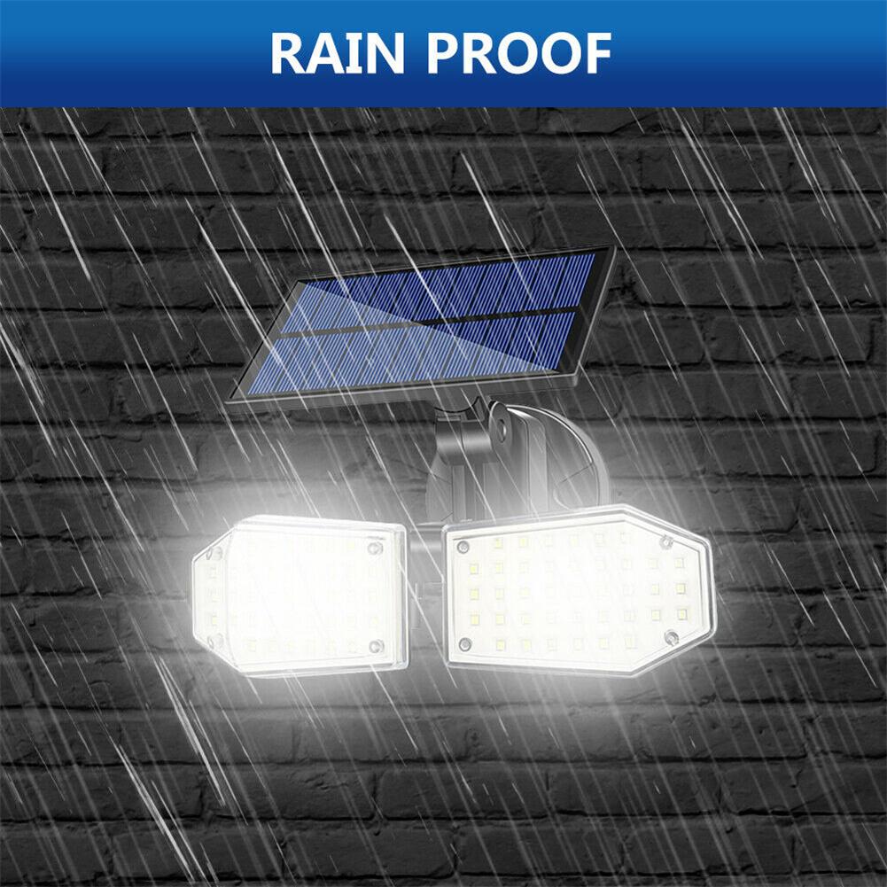 Double-head Solar Light 100led Outdoor Waterproof Wall-mounted Sensor  Floodlight