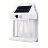 Outdoor Solar Tungsten Wall Light House Shape Motion Sensor Wall Lamp IP65 Waterproof Solar Powered Garden Lamp 3 Lighting Modes