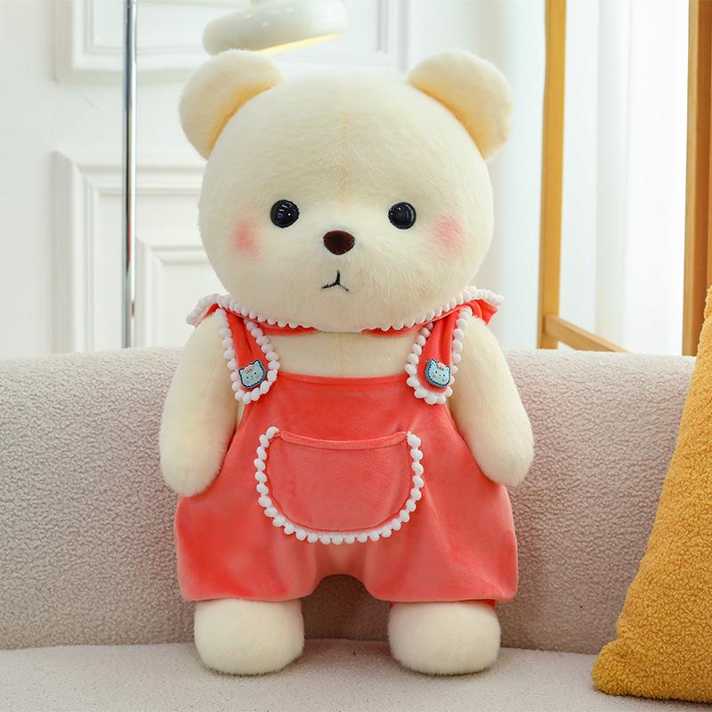 

Плюшевая кукла-медведь ЛинаБелл в юбке - Подарок для малыша, подушка-игрушка 35 cm (0.36 kg) розовый