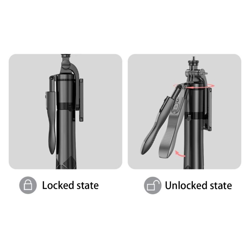 Extendable Phone Tripod Selfie Stick With Wireless Remote Bluetooth-Compatible For Travel Photography