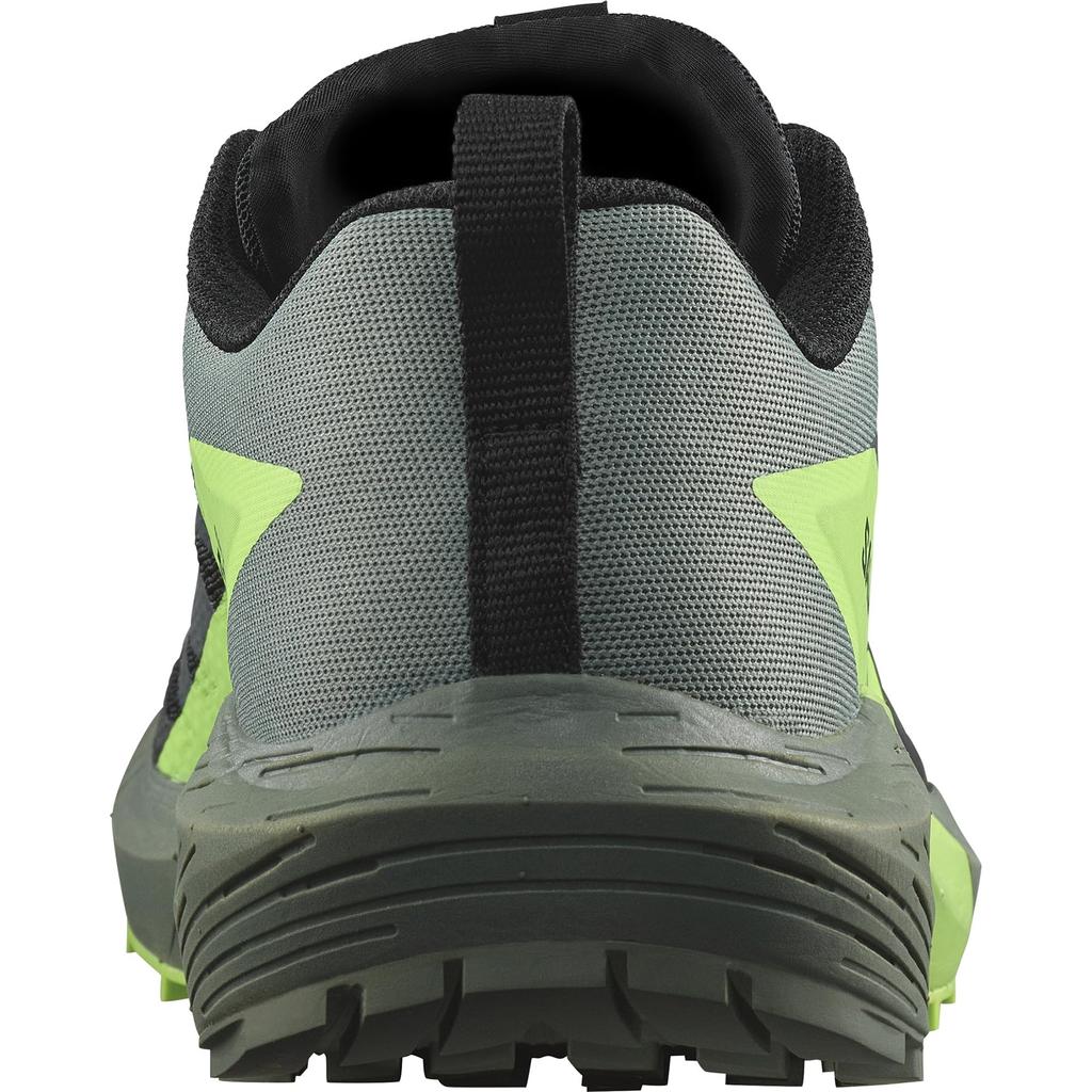 Salomon Trail Running SENSE RIDE 5 L47311100 Gecko cm Men's Black/Laurel Wreath/Green 27.5