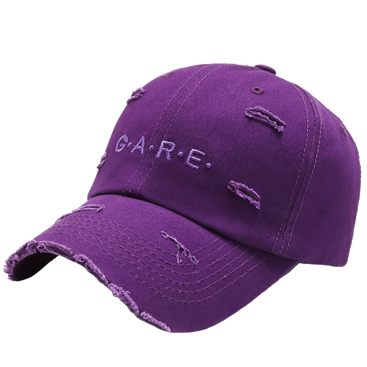 

Вышитая шляпа кепка повседневная уличная стильная простая CZA201 [Белый Клык] мужская женская (фиолетовый) фиолетовый