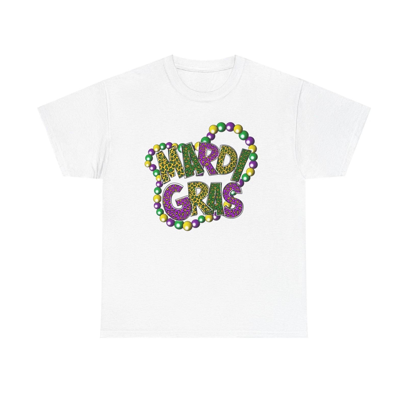 

Mardi Gras Beads Tee | Carnival Parade Shirt 4XL