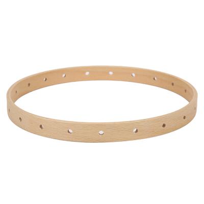 Máquina de Tejer Manual de Madera Maciza DIY 21cm Telar Circular de Punto para Colgar en la Pared