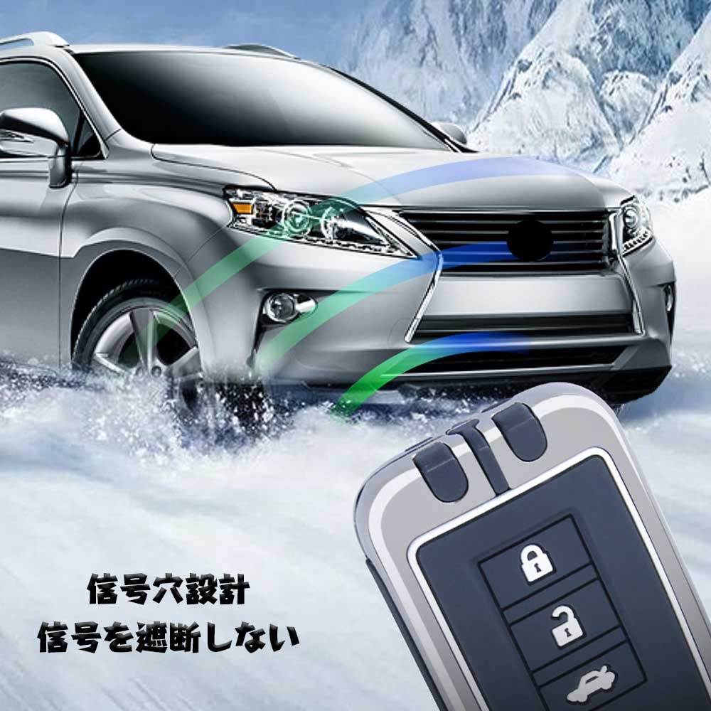 Cheie Exclusivă Lexus Cheie Inteligentă Cheie Zinc Complet Potrivită pentru Cheie LEXUS 3 Butoane [Xangetor] Carcasă, Carcase, Husă, Aliaj, Silicon, Protecție, GS, IS, NX,