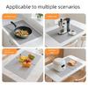 Reversible Stove Top Protectors Mat with Side Walls for Utensils Storage and Counter Surfaces Protection 450°F Safe