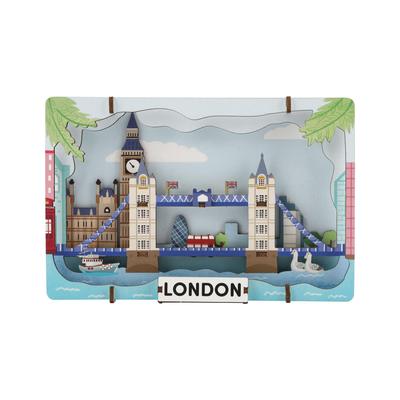 Luke Run APRICUS 3D Theater Puzzle London Bridge Puzzle 14.7 X 2.5 X 9.7 Cm Paper