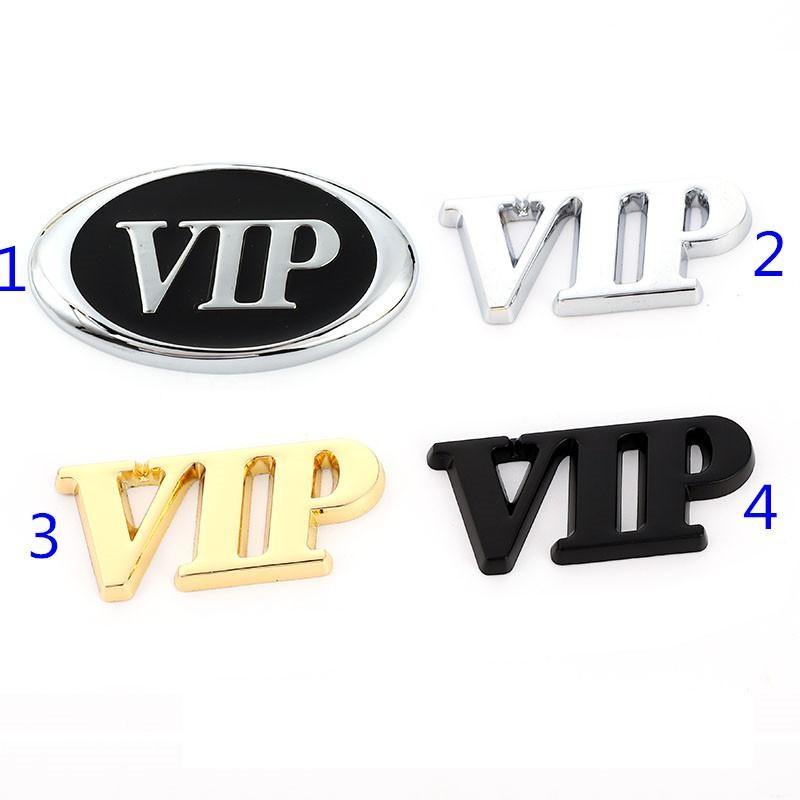 

3D металлический VIP логотип автомобильная наклейка эмблема значок наклейки style 1