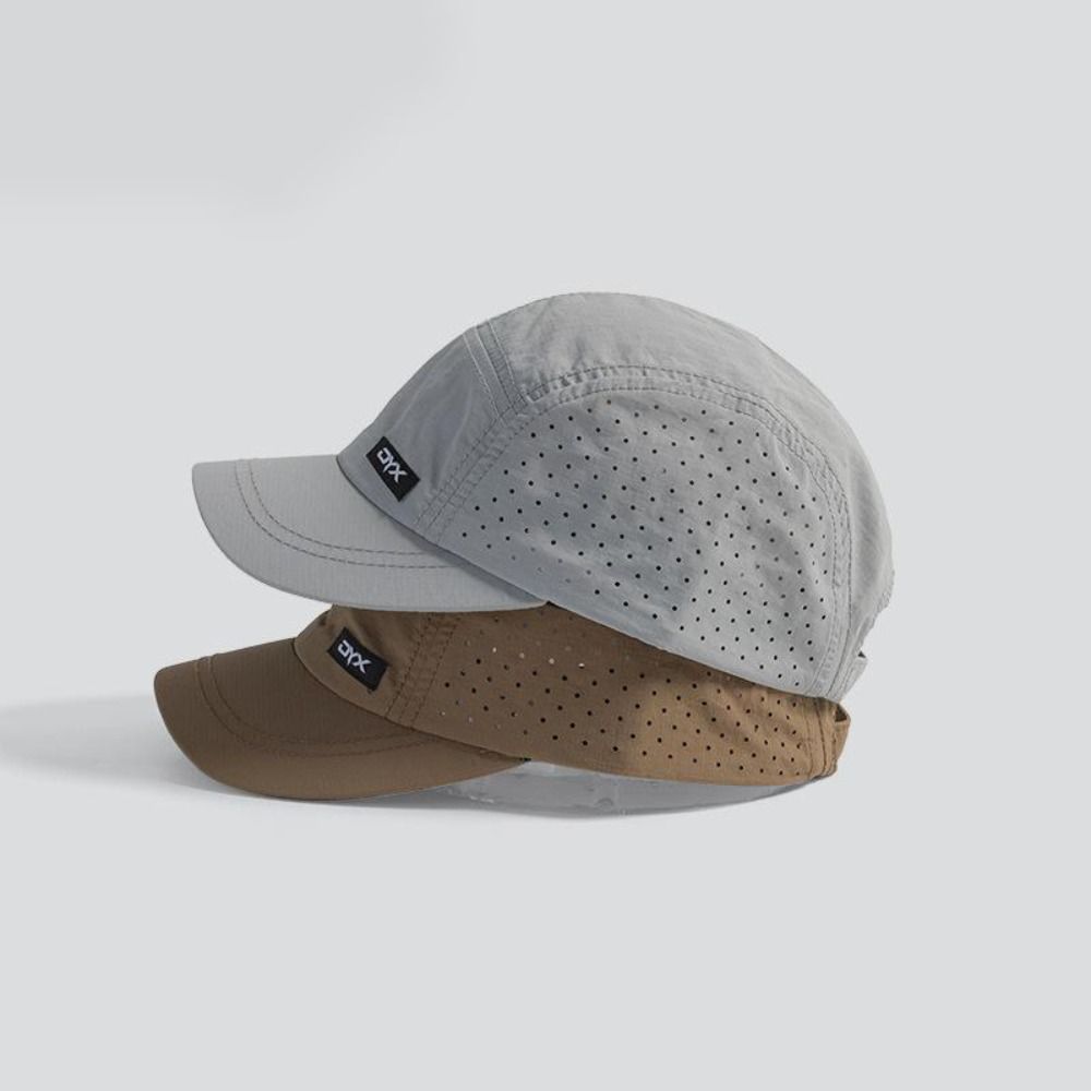 Breathable Short Brim Baseball Cap Sunshade Quick-drying Dad Hat Casual Mens Mesh Hat Fishing
