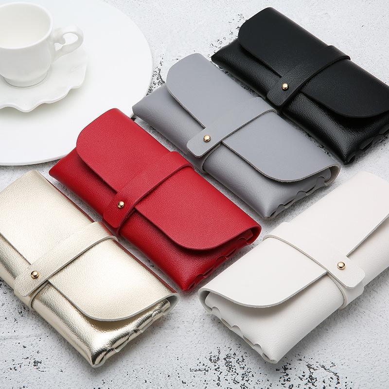 Glasses Case Women Leather Soft Glasses Bag Fashion Portable Sunglasses Storage Box Accessories Eyeglasses Case Sunglasses Bag