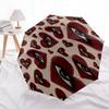 Eye catching Heart Shaped Eyes Printed Umbrella Automatic Opening&Closing,Portable Folding Design,Outdoor Use,Festival Gift for Fans,