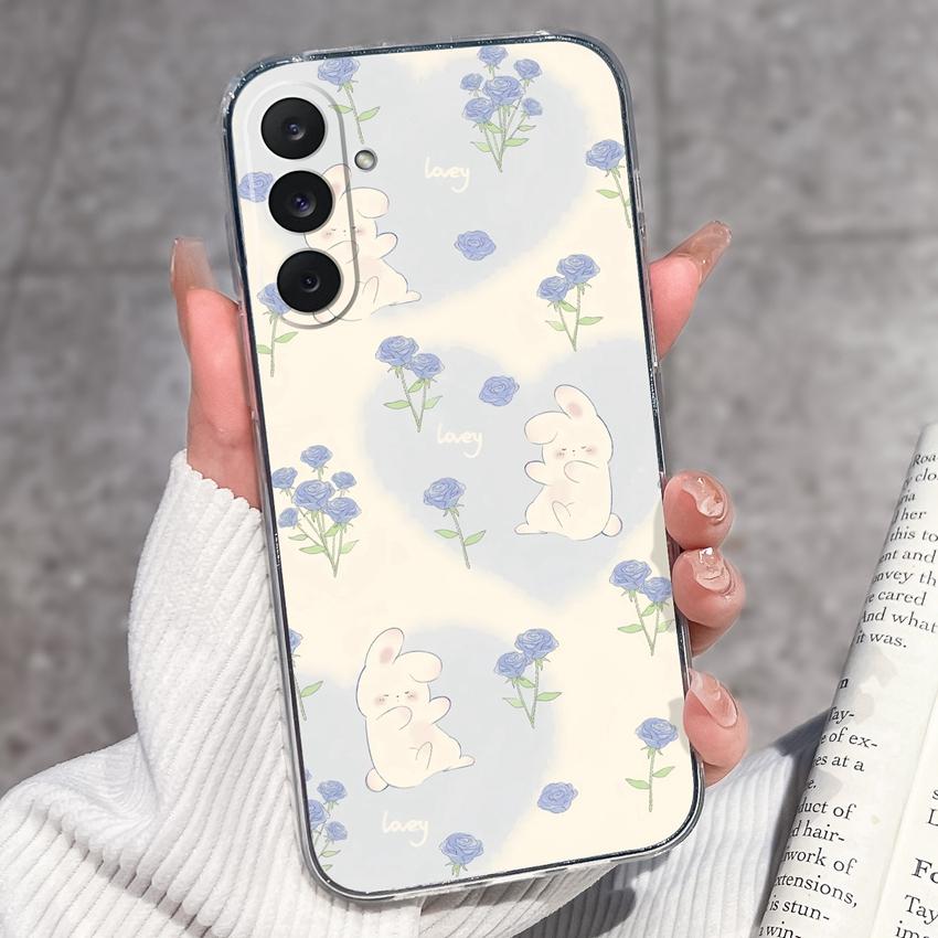 Cover Trasparenti per Telefono Per Samsung M36 M35 M34 M33 M32 M31 M30 M80s M60s M62 M56 M54 M53 M51 Modello Rana Felice Custodia Protettiva Morbida in TPU Per Guscio Samsung