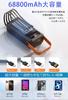 Solar Mobile Solar Simultaneous 4 Input Port Output LED PSE Essential for Business Outdoor Disaster and Power [68,800mAh High-Capacity &