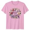 In The Waiting God Is Working Unisexs TShirt Floral Faith Christian