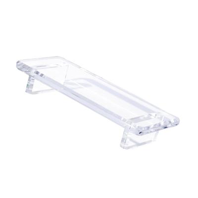 Modern Acrylite Bathroom Countertop Tray See-through Storage Neaten Up Box For Toiletries Decorations Waterproof Surfaces Easy-care Maintenance