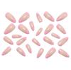 Einfache Nude-Rosa Französische Mandel-Nagelkunst-Sticker - Tragbare Grenzüberschreitende Nagelspitzen